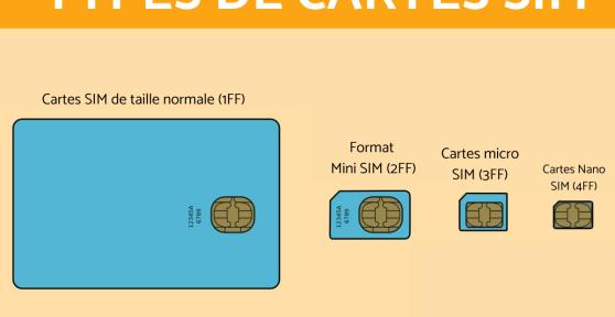 Types de cartes SIM