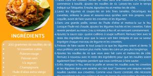 Nouilles sautées aux crevettes