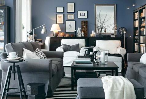 Comment décorer un salon en gris