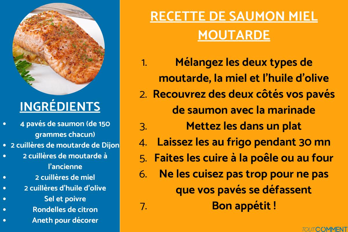 Saumon miel moutarde - RECETTE SIMPLE et DLICIEUSE !