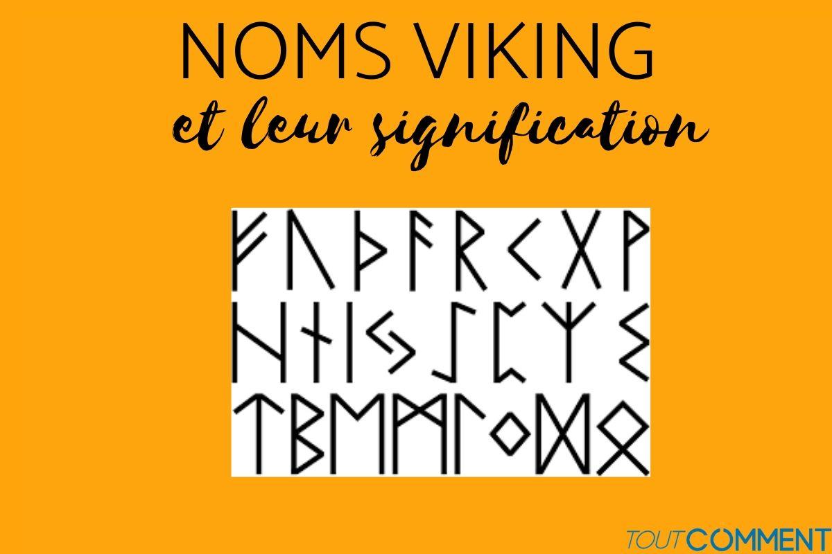 Noms de viking et leur signification