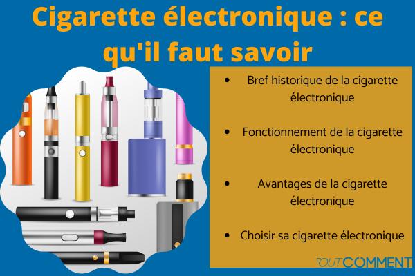 Cigarette électronique: ce qu'il faut savoir