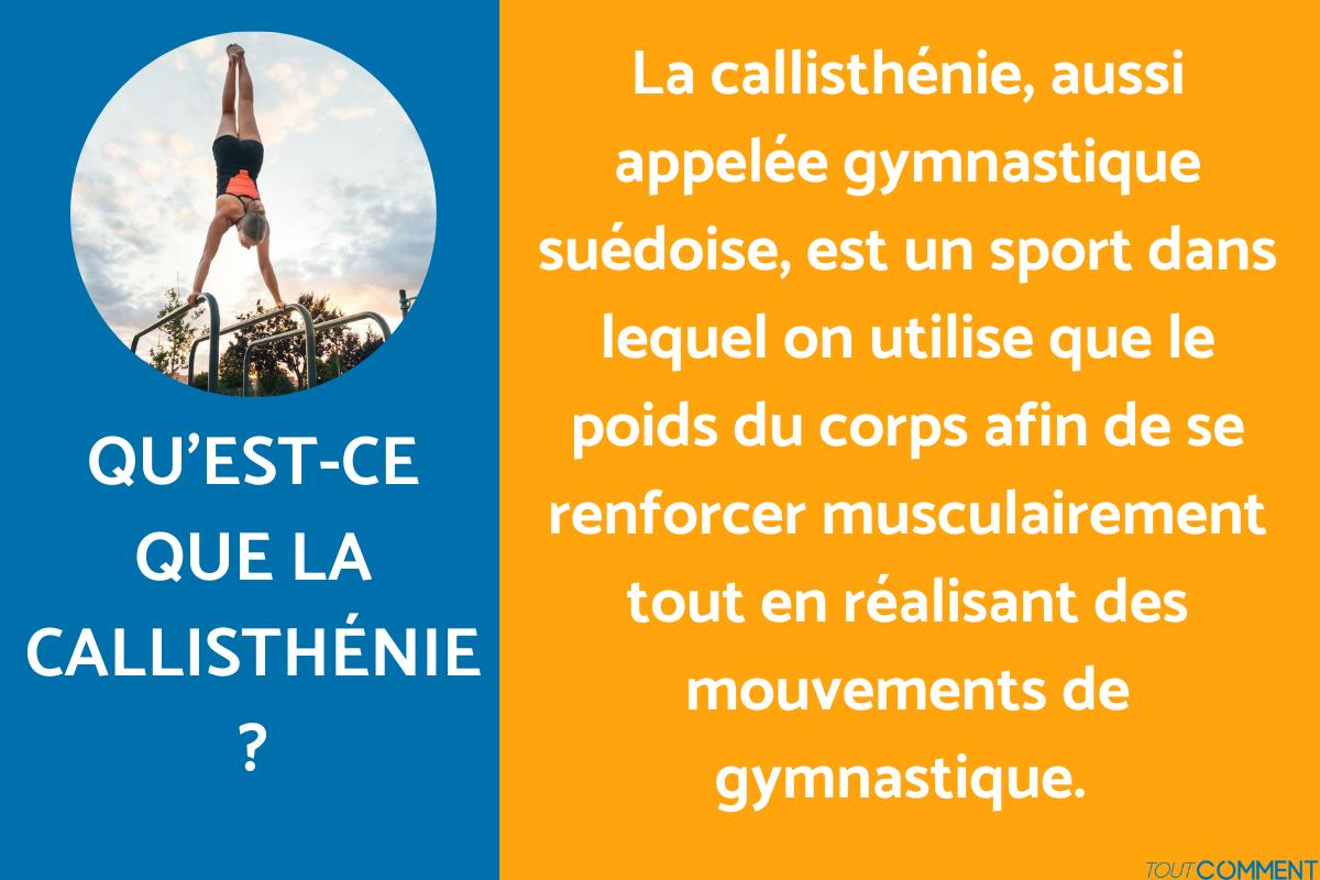 Qu'est-ce que la Callisthénie ?