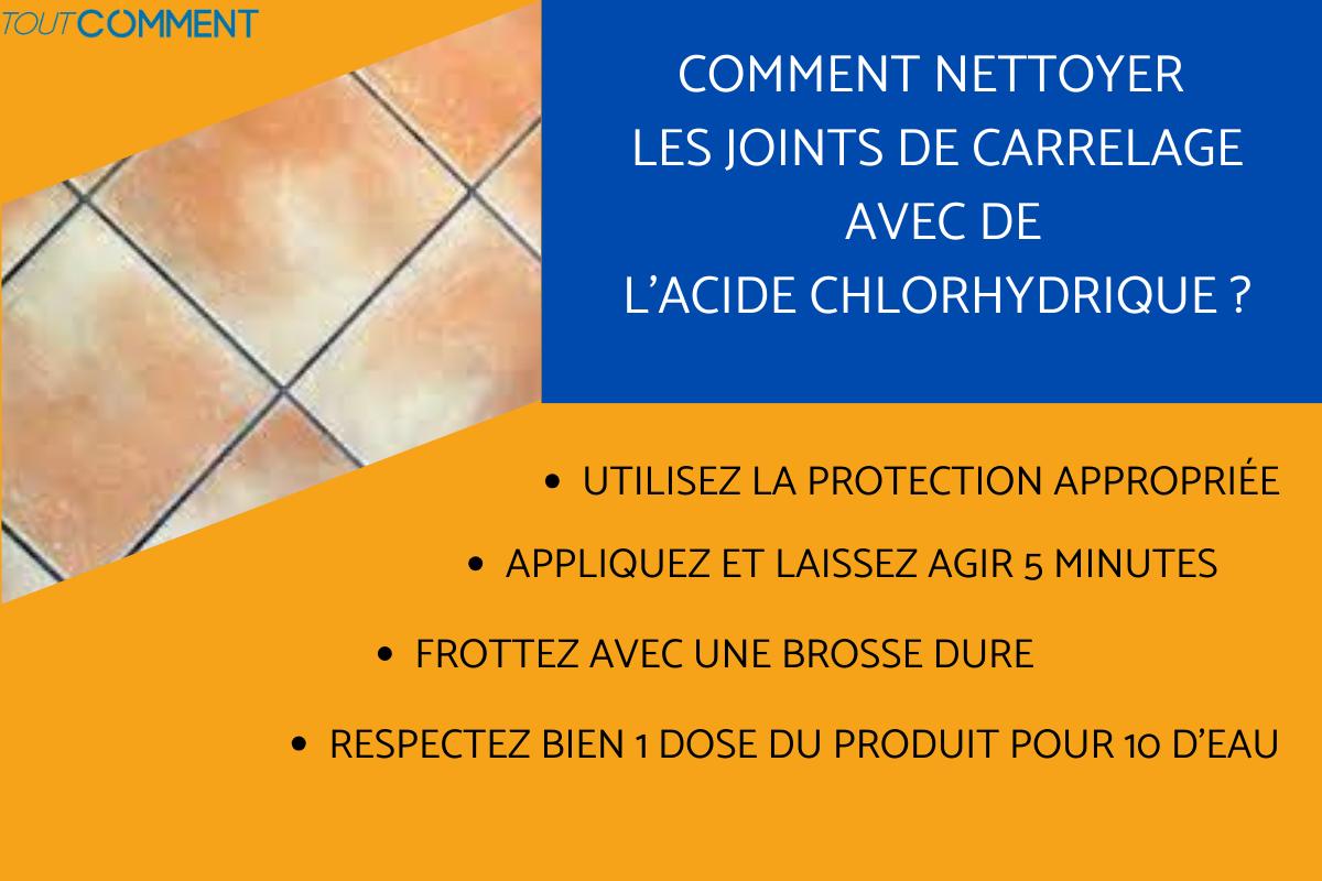 Comment NETTOYER avec de L'ACIDE CHLORYDRIQUE 5 étapes — free download