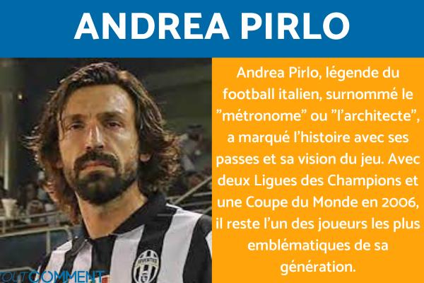 Meilleur milieu de terrain - Andrea Pirlo