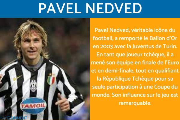 Meilleur milieu de terrain - Pavel Nedved