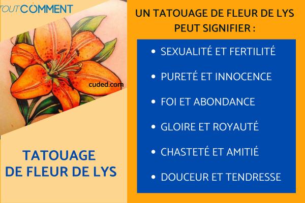 Quelle est la signification du tatouage de fleur de lys