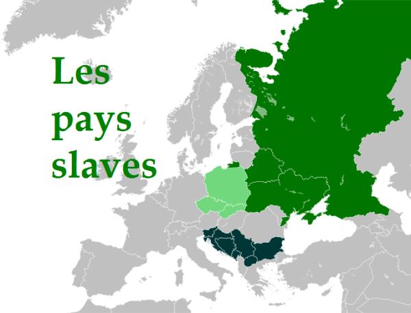 Quels sont les pays slaves