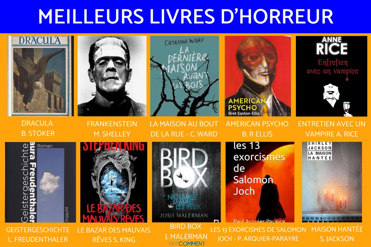 Meilleurs livres d'horreur
