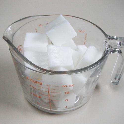 Recette de savon avec de la glycérine - Étape 2