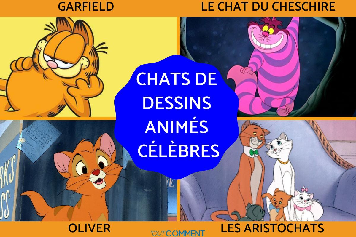 Chats de dessins animés célèbres