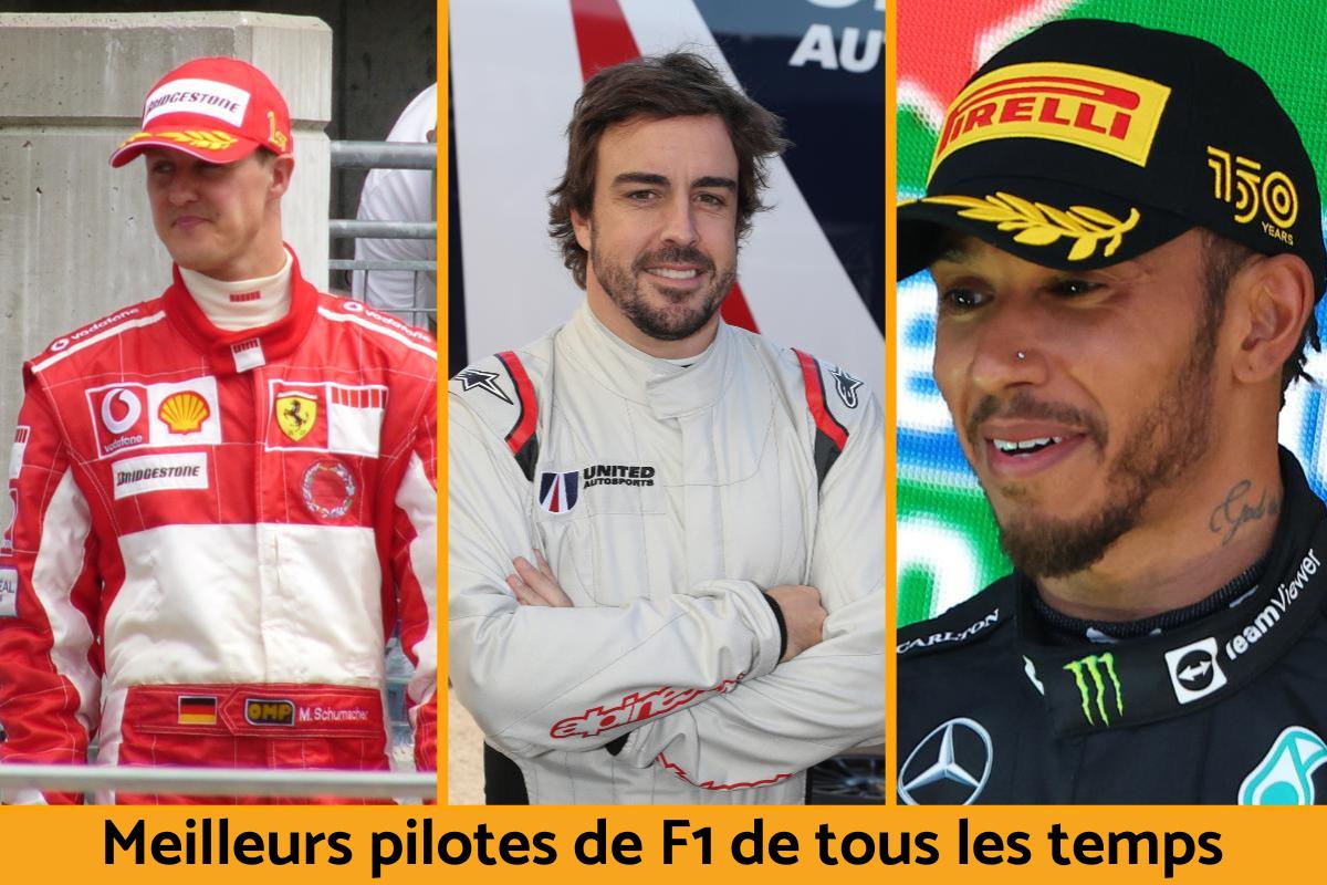 Meilleurs pilotes de F1 de tous les temps