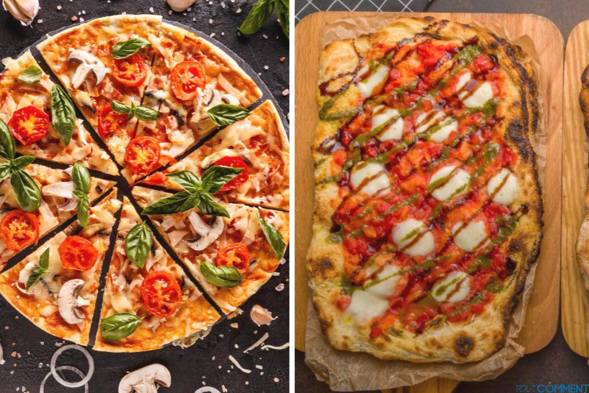 Différence entre pizza et pinsa