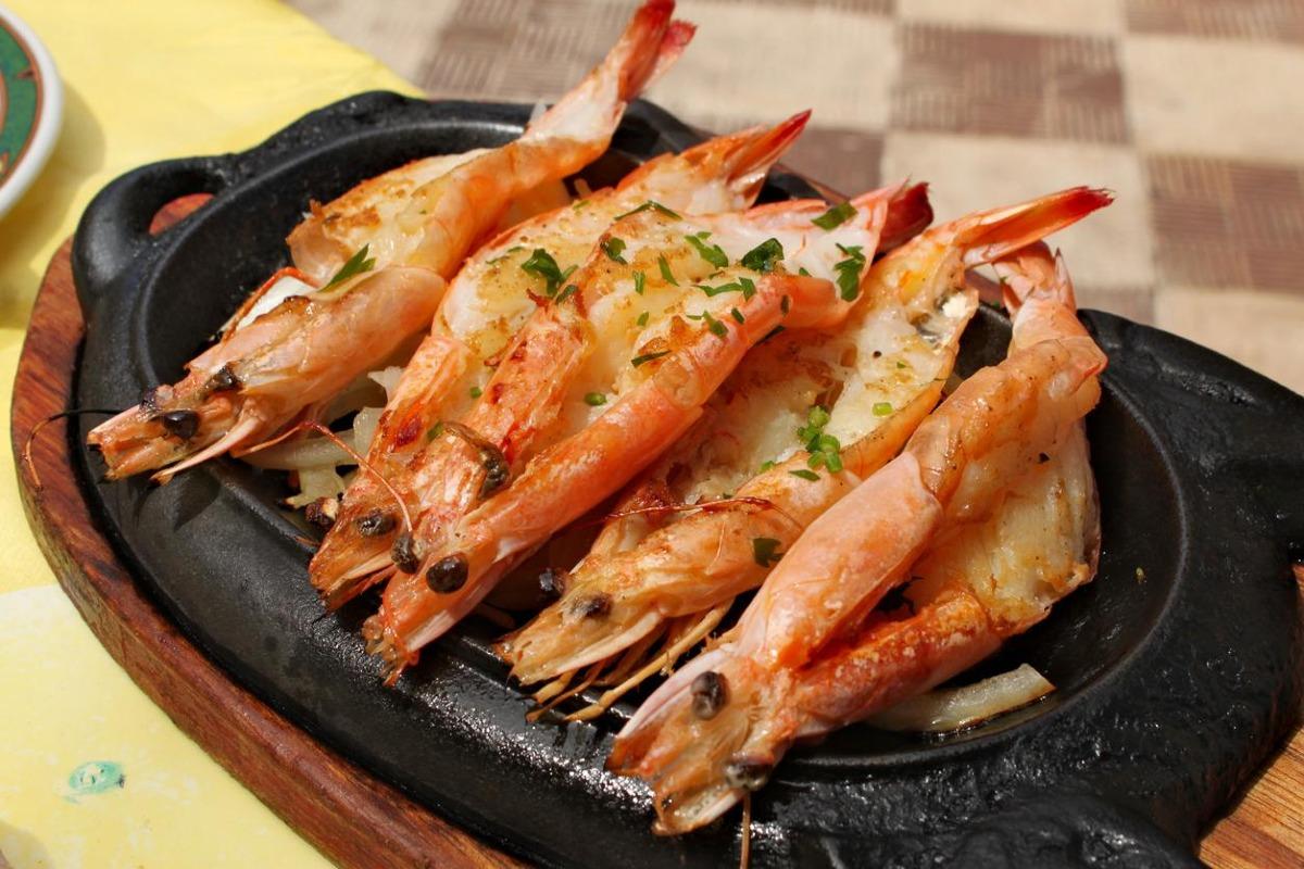 Recette de gambas au four avec du vin blanc