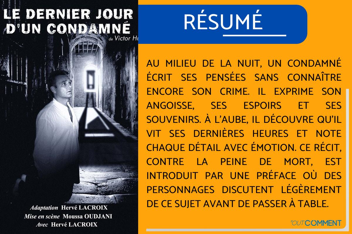 RÉSUMÉ chapitre par chapitre : Le DERNIER JOUR d'un CONDAMNÉ (1829)