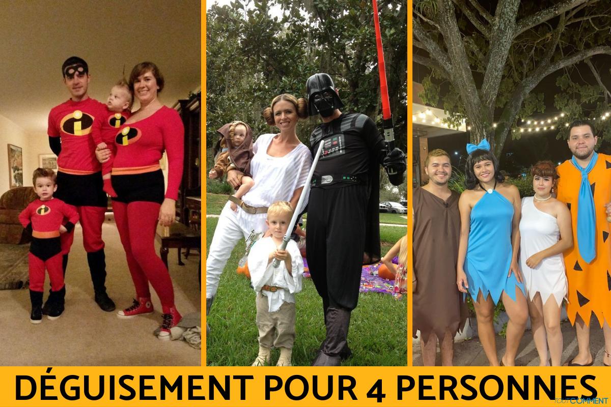 Déguisement pour 4 personnes