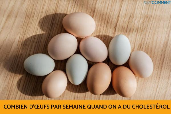 Combien d’œufs par semaine quand on a du cholestérol