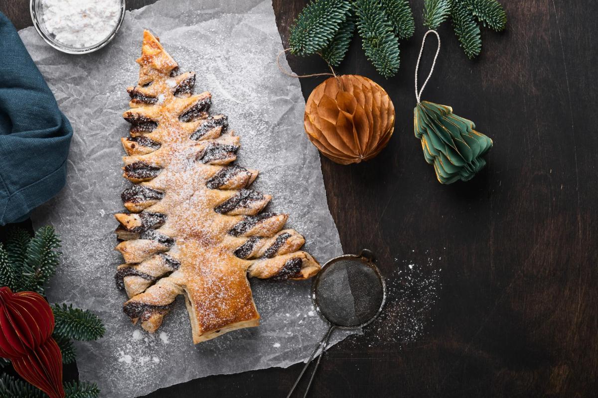 Recette de sapin de Noël feuilleté