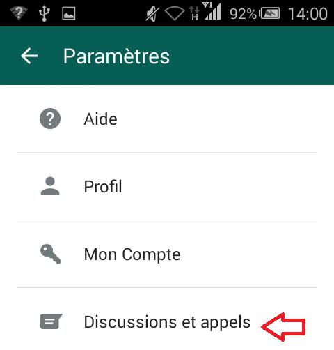 Comment changer le fond d'écran Whatsapp sur iPhone - Étape 4