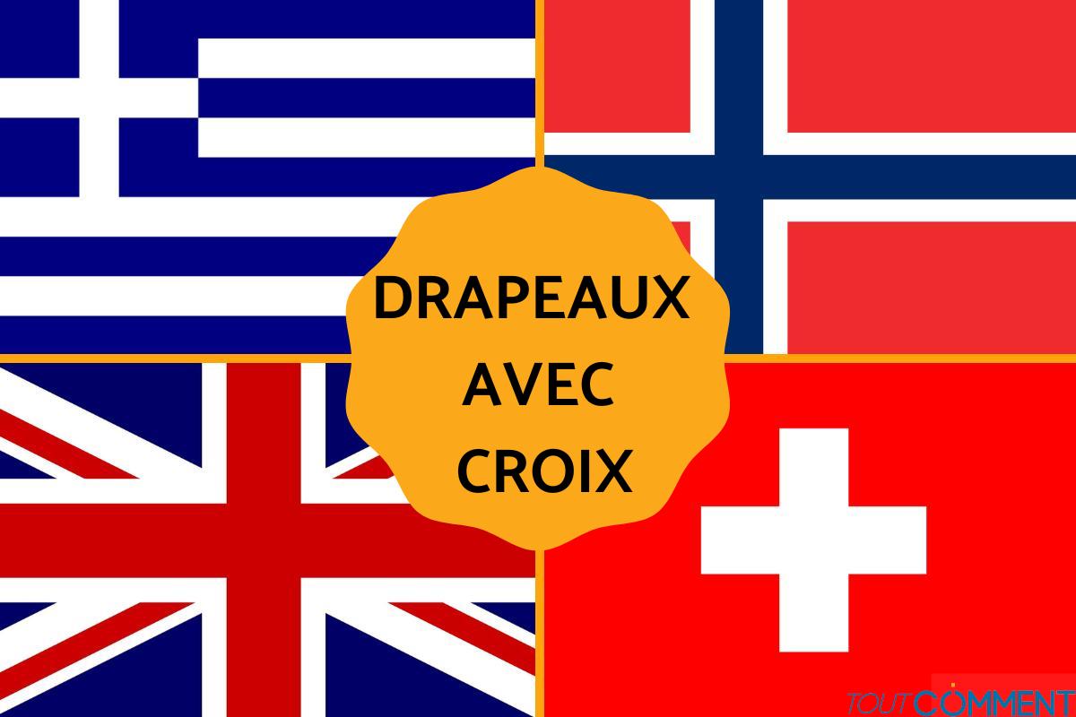 DRAPEAUX AVEC CROIX