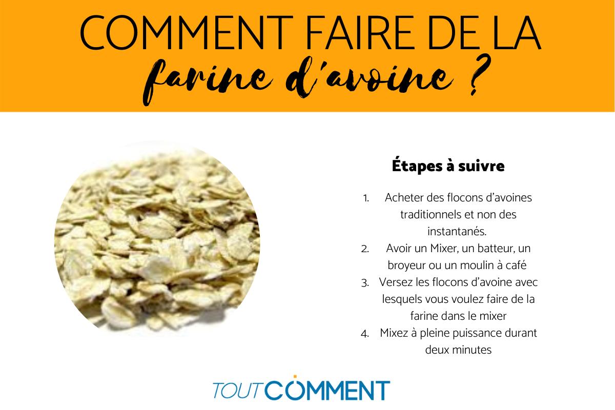 Comment faire de la farine d'avoine