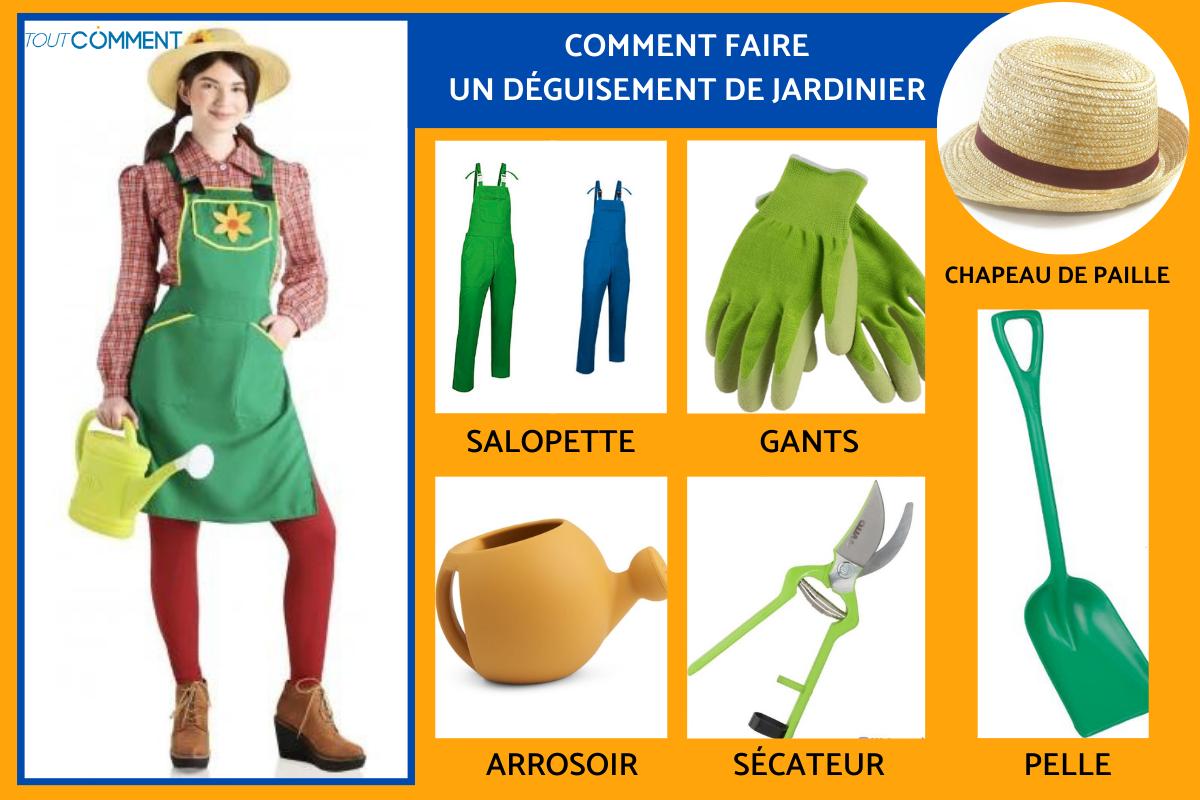 Comment faire un DÉGUISEMENT de JARDINIER - 8 étapes, image size:1200x800