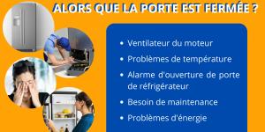 Pourquoi mon frigo sonne alors que la porte est fermée ?