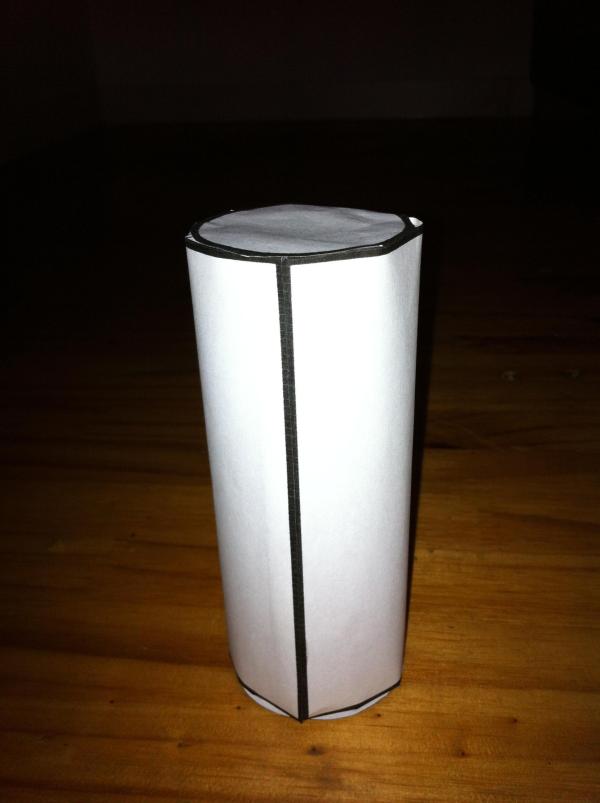 Comment faire un cylindre en carton