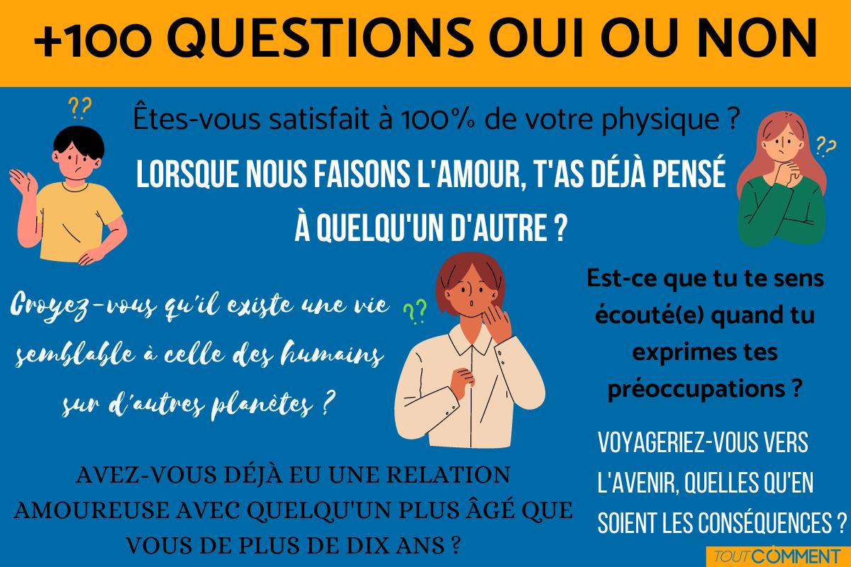 100 questions OUI ou NON