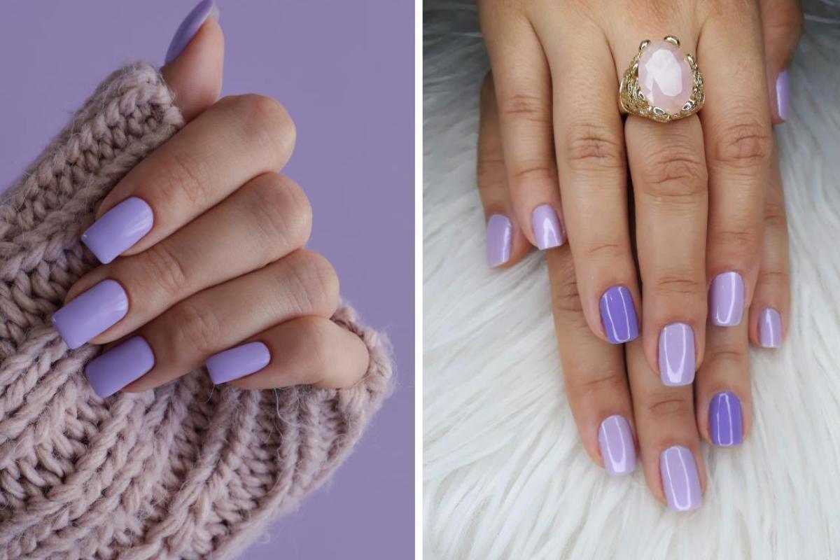 Ongles couleur lavande : tout sur cette tendance printanière