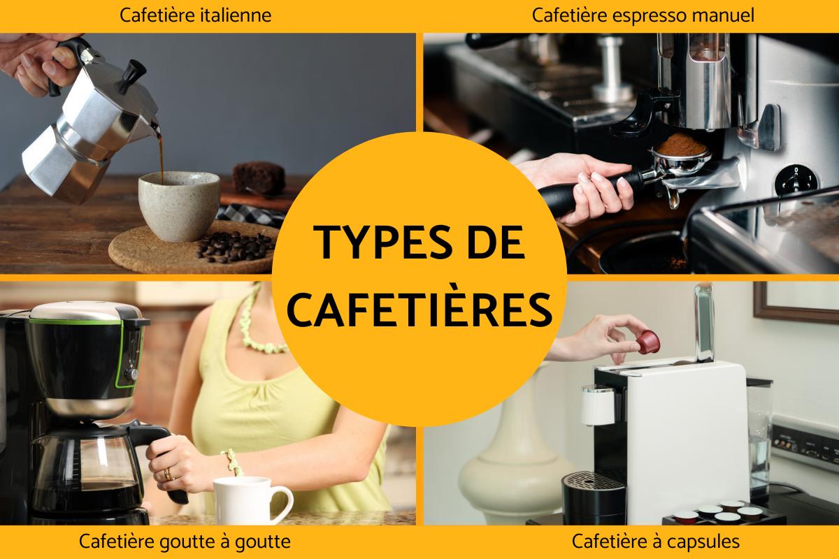 Types de cafetières