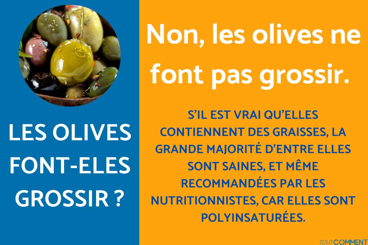 Les olives font-elles grossir ?