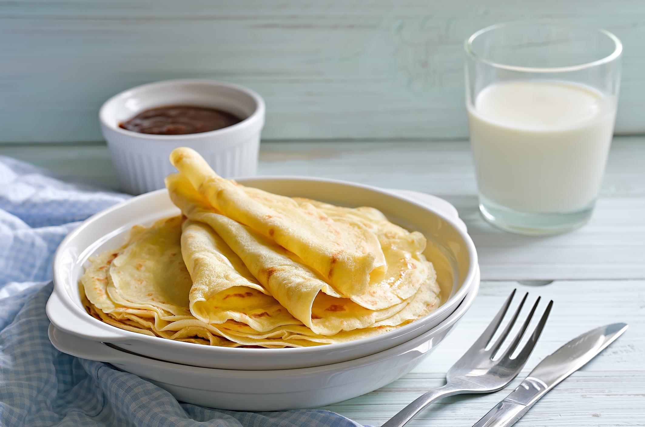 Recette de crêpe sans sucre