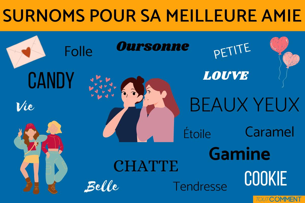 Surnoms pour sa meilleure amie ou ami - Aussi ORIGINAUX que JOLIS