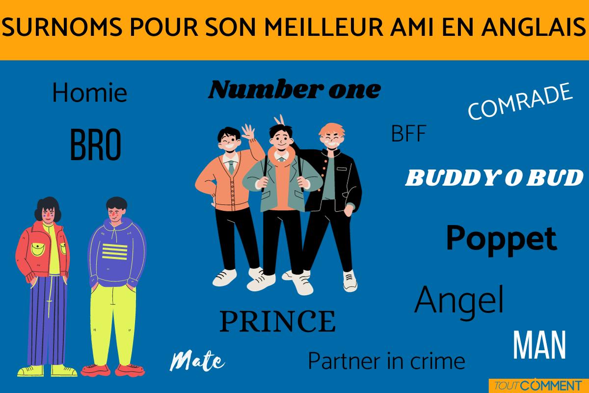 Surnoms pour sa meilleure amie ou ami Aussi ORIGINAUX que JOLIS