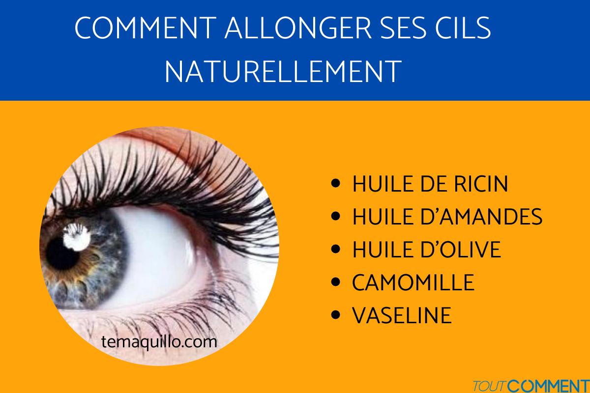 Comment allonger les cils naturellement