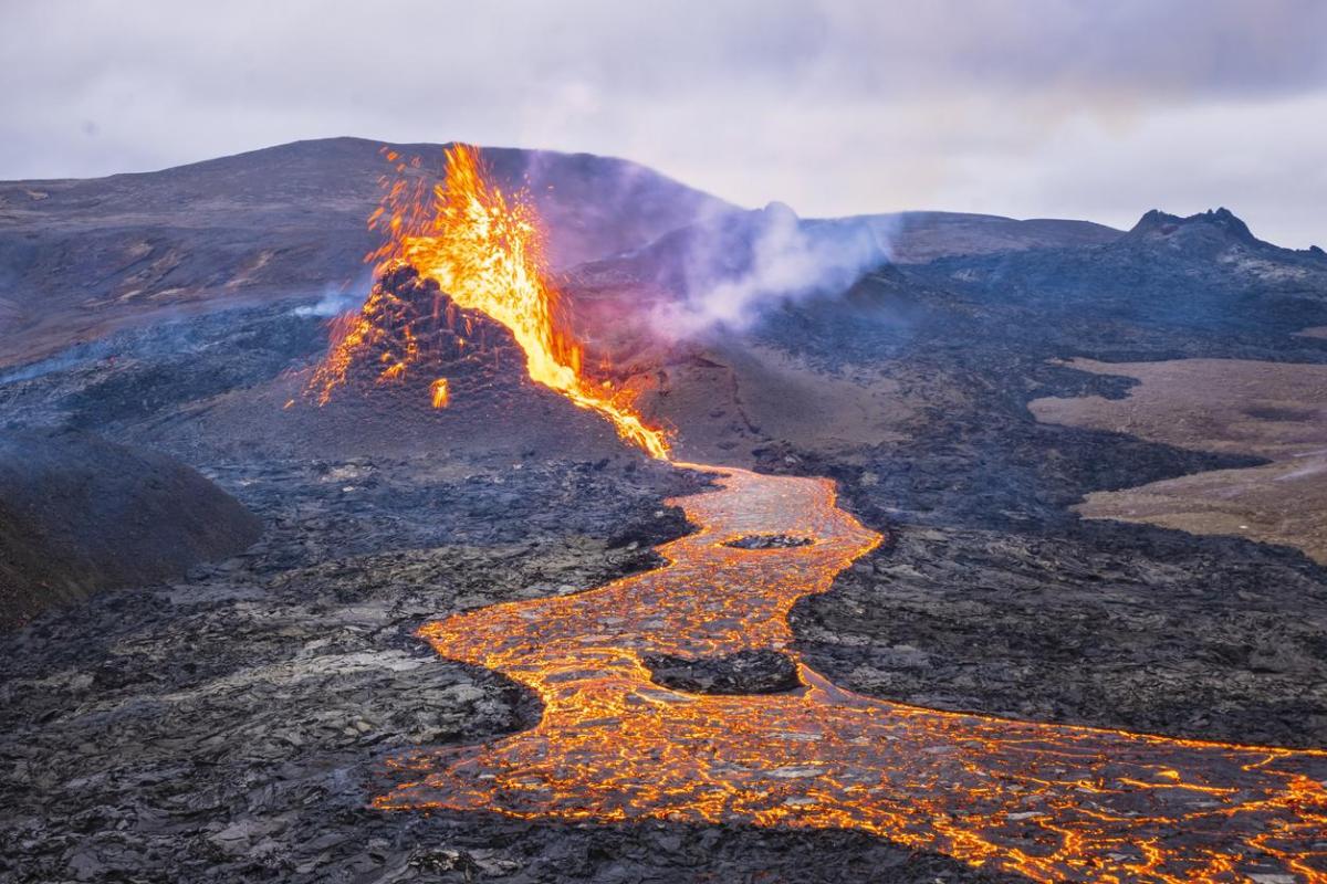 Les volcans actifs dans le monde