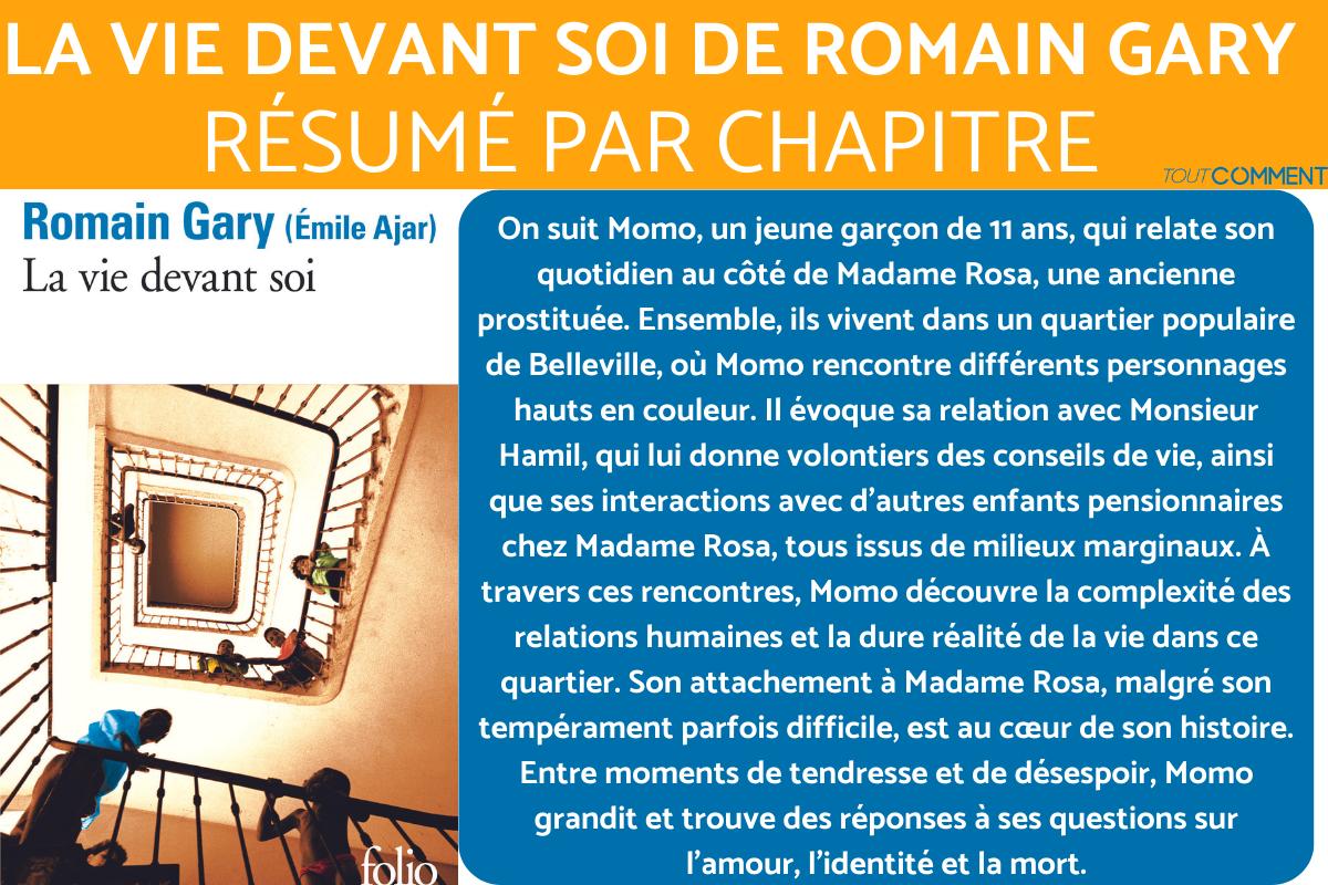 Résumé de La Vie Devant Soi de Romain Gary