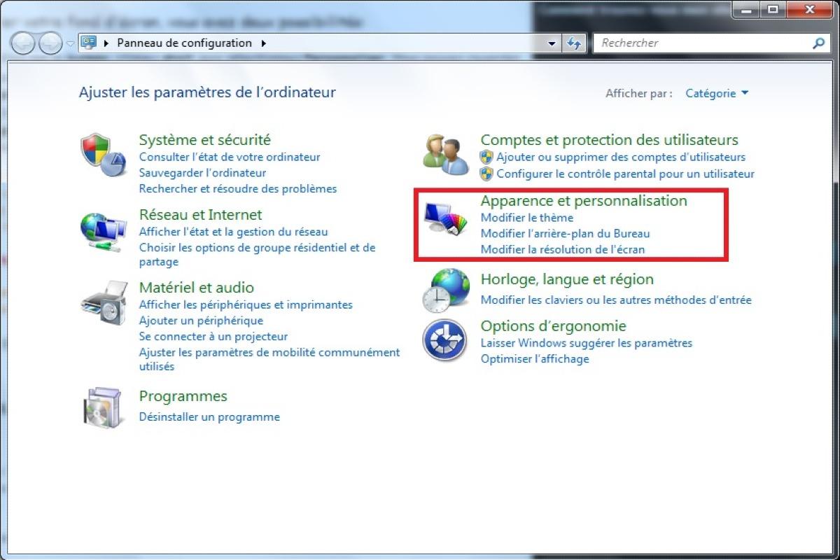 comment ajouter des photos sur son fond d'écran