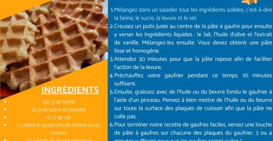 Gaufres sans œuf