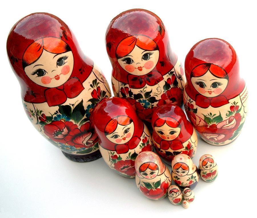 Broche Russe Matriochka – Poupées En Bois Rose, Alliage, Neuve Avec étiquettes