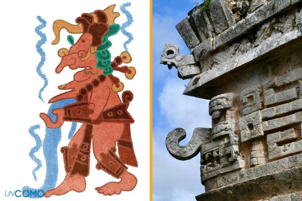 Quels sont les principaux Dieux Mayas - Mythologie Maya - Chaac : Dieu des éclairs et de la pluie