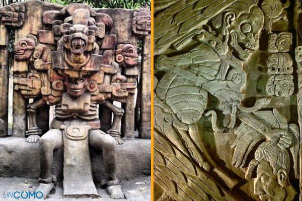 Quels sont les principaux Dieux Mayas - Mythologie Maya - Yum Kimil : Dieu de la mort