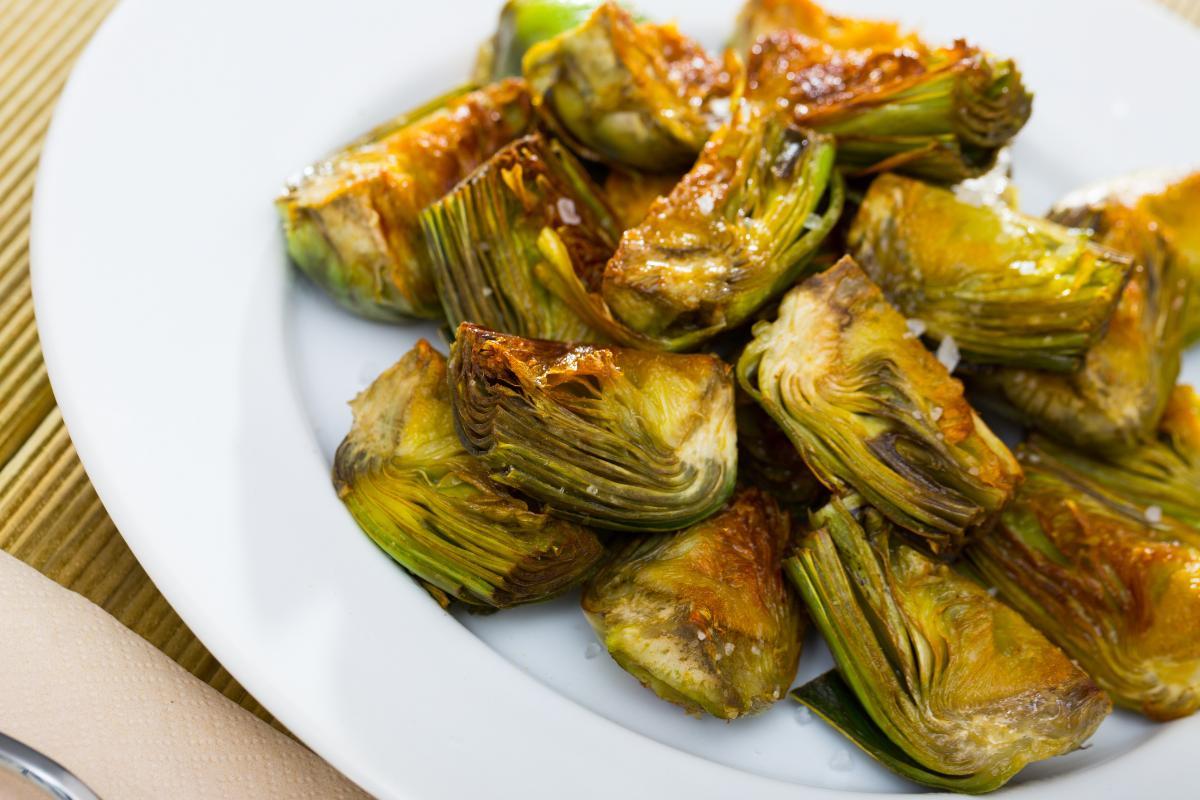 Artichauts à la friteuse