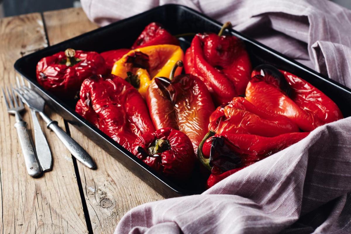 Recette de poivrons grillés au four