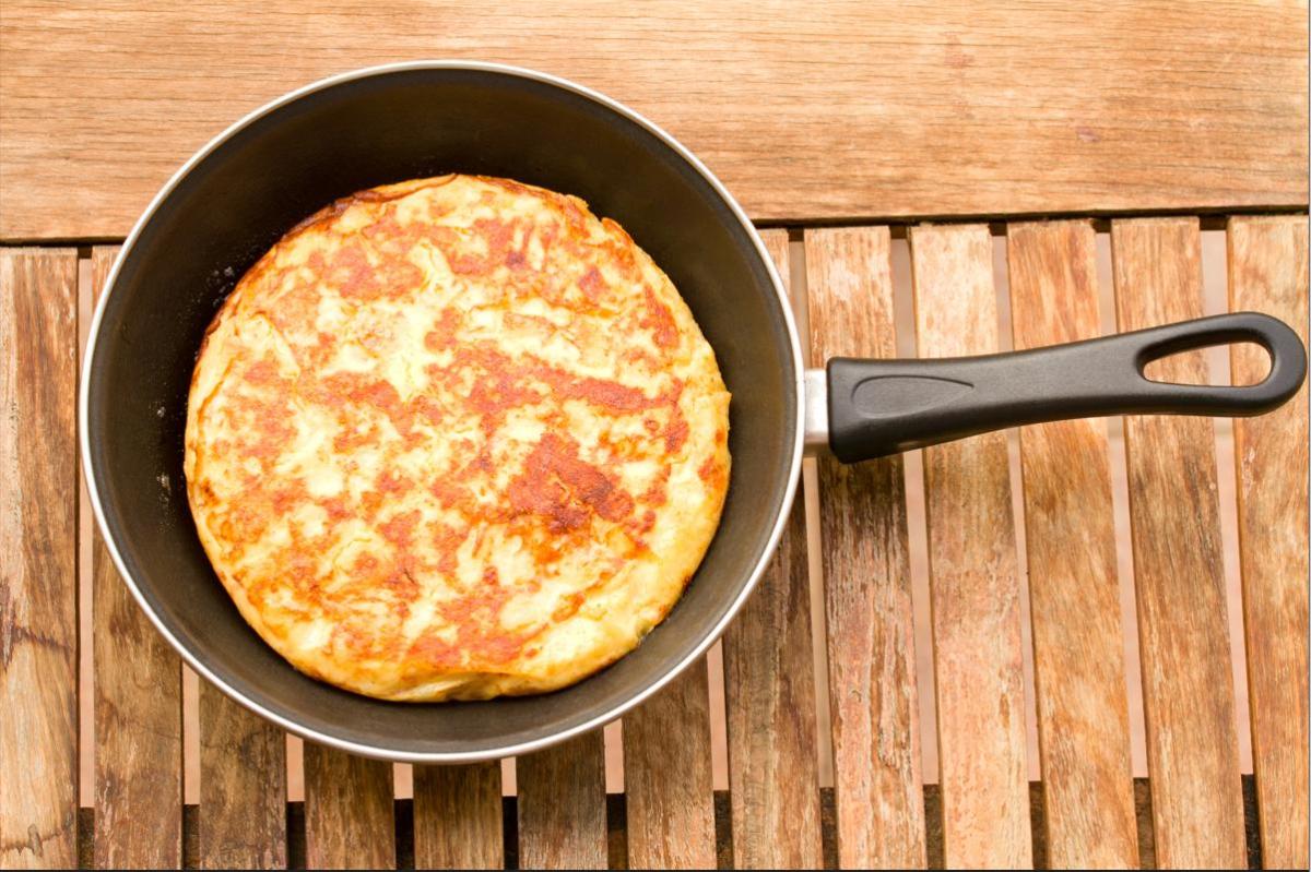 Omelette à la patate douce