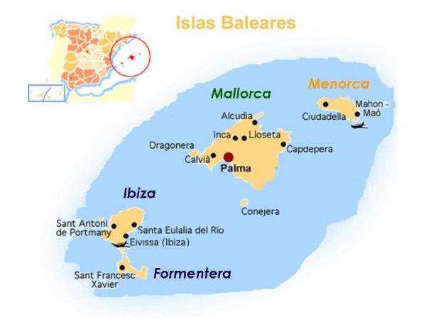 Quelles sont les Îles Baléares