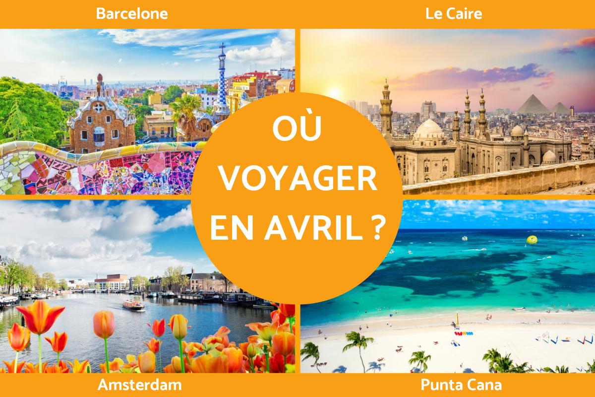 Où voyager en avril