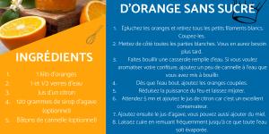 Recette de confiture d'orange sans sucre