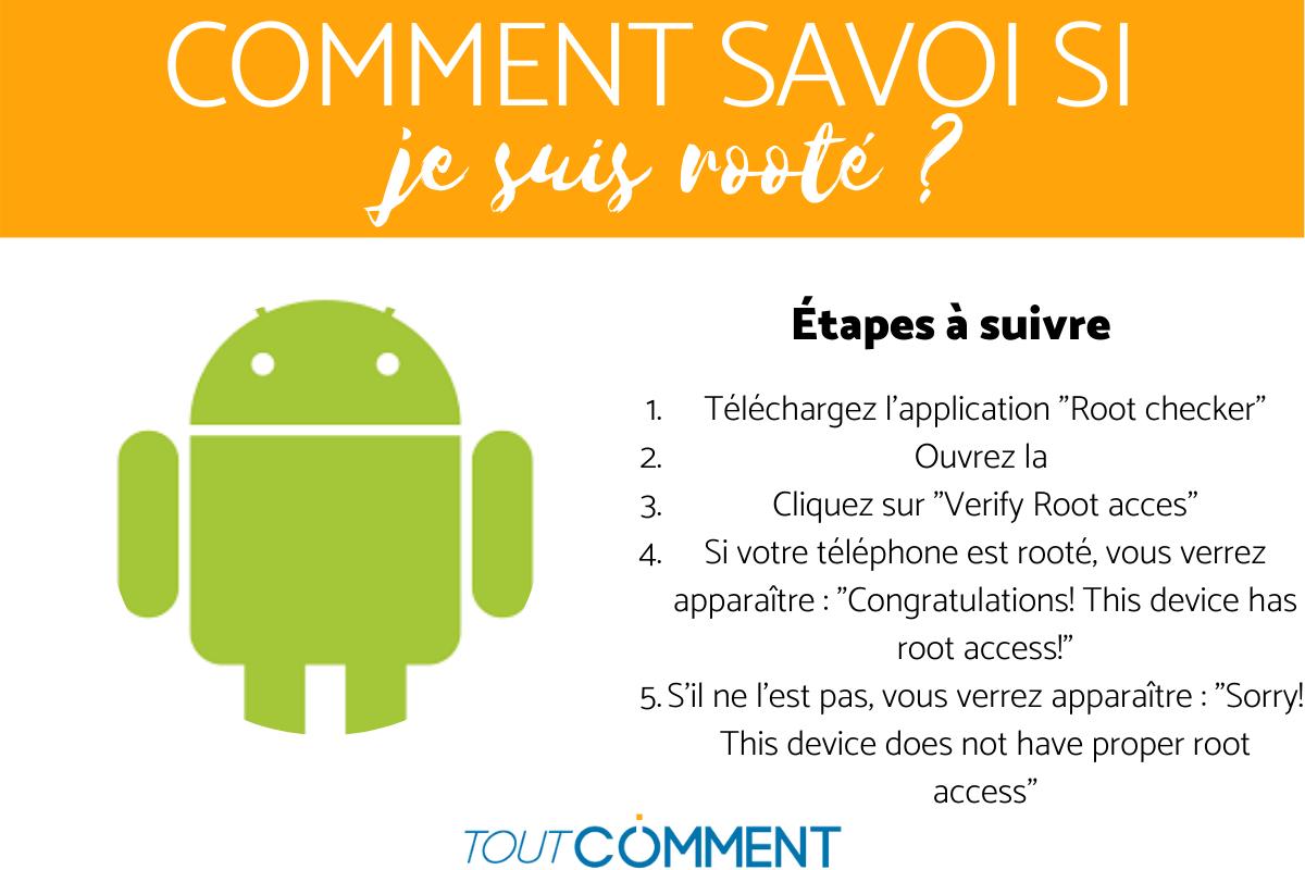 Comment savoir si je suis rooté